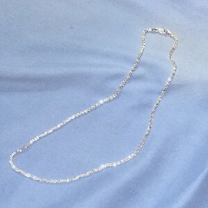 100% PURE SILVER STERLING SILVER 18” NECKLACE SUPER NICE CHAIN